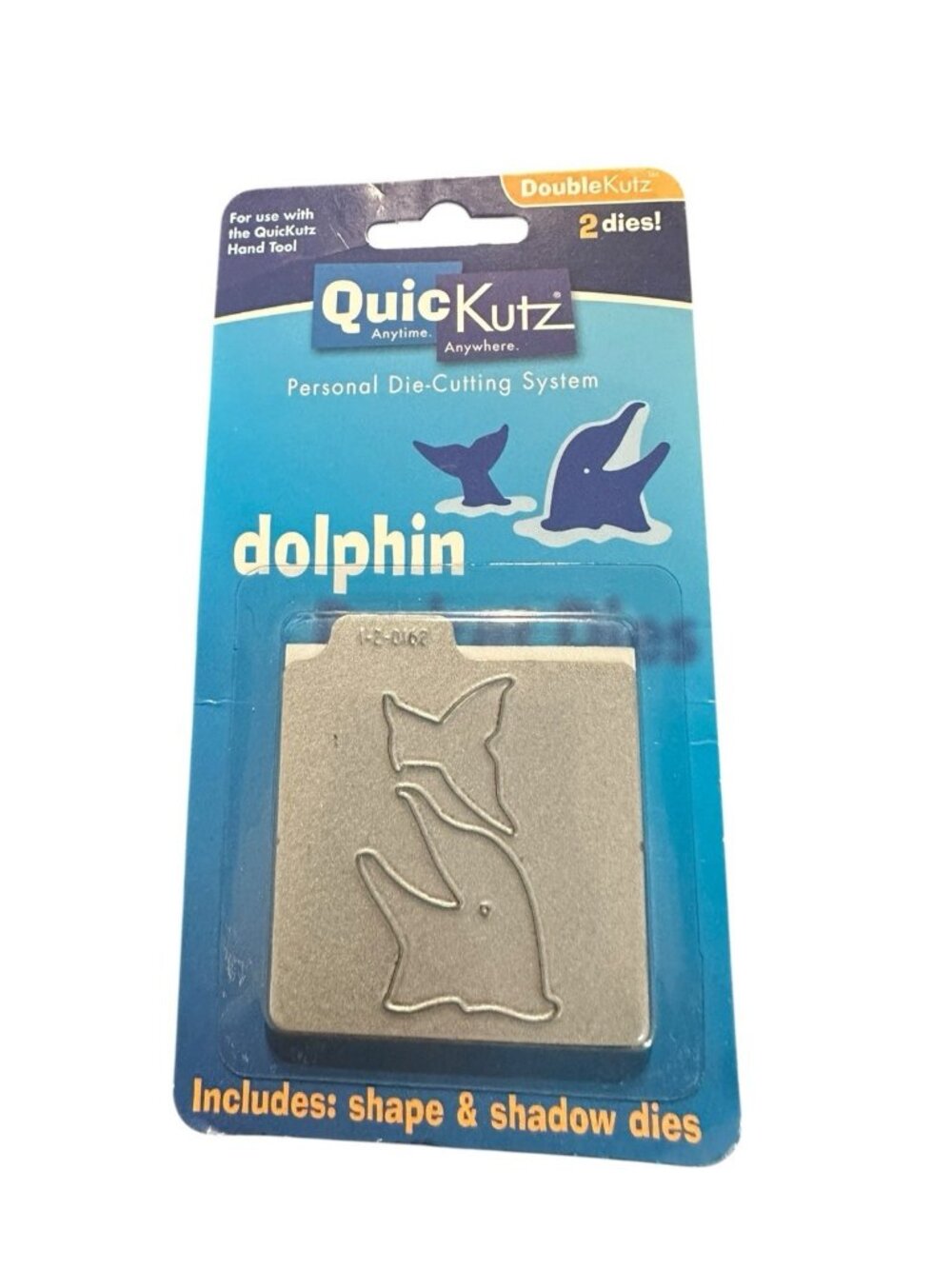 Quickutz Dolphins 2x2 Die Set Of 2 KS-0162 Paper Crafts New Scrapbooking